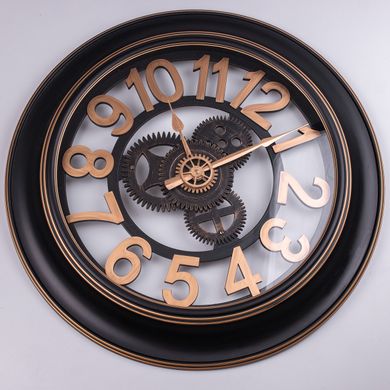 Годинник настінний Шестерні великий круглий HP212 фото