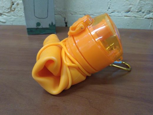 Бутылка силиконовая 700 мл Tramp, TRC-094-orange TRC-094-orange фото