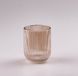 Склянка для напоїв фігурна прозора ребриста з товстого скла набір 6 шт Tea Color HP7112TC фото 2