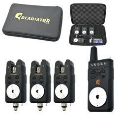 Набір сигналізаторів GLADIATOR RF698 3+1 Black з пейджером RF6983 фото