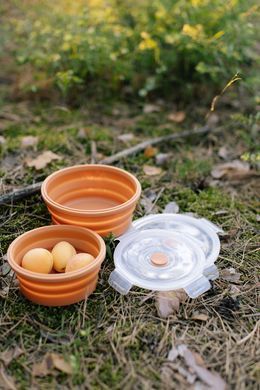 Контейнер Tribe Bowl Container 800 мл силіконовий T-FF-0046, ocher T-FF-0046-ocher фото