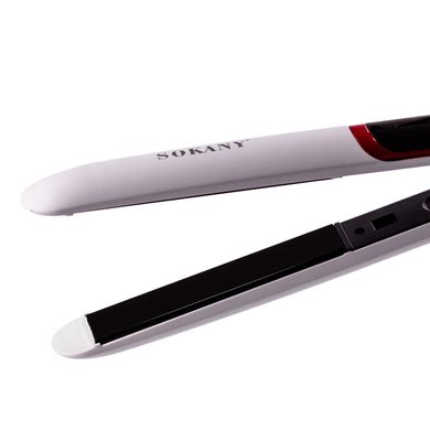 Випрямляч для волосся до 400 градусів Sokany щипці для випрямлення волосся Білий SK955W фото