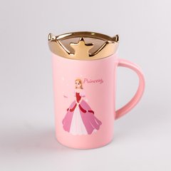 Чашка керамічна Princess 450мл з кришкою чашка з кришкою чашки для кави HPCYM0845P фото
