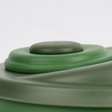 Кружка сложная силиконовая с крышкой 350 мл Tramp, UTRC-082-olive UTRC-082-olive фото