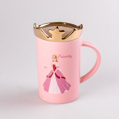 Чашка керамическая Princess 450мл с крышкой чашка с крышкой чашки для кофе HPCYM0845P фото