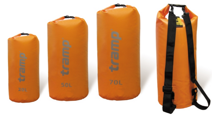 Гермомішок водонепроникний PVC 70 помаранчевий Tramp, TRA-069-orange TRA-069-orange фото