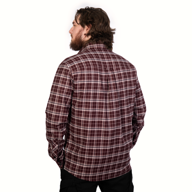 Сорочка &ldquo;Буревій&rdquo; Burgundy Check 9307(L) фото