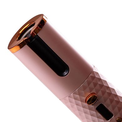 Стайлер для волосся автоматичний бездротовий 6 режимів 200°C плойка для завивки та укладання локонів портативна Рожевий HP7955P фото