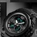 Часы наручные мужские SKMEI 1452BK BLACK, водонепроницаемые мужские часы. Цвет: черный ws63653 фото 3