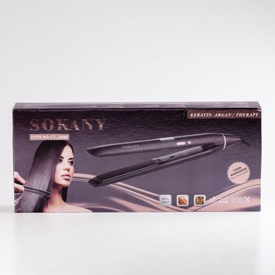 Випрямляч для волосся до 230 градусів Sokany щипці для випрямлення волосся з дисплеєм CL8288B фото