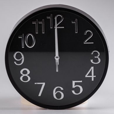 Часы настенные большие оригинальные для гостиной часы в спальню на стену Черный HP218B фото