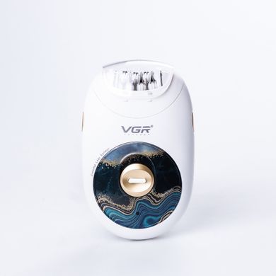 Эпилятор женский аккумуляторный 2 скорости USB депилятор для тела и ног VGR V-706 Черный HPV706B фото