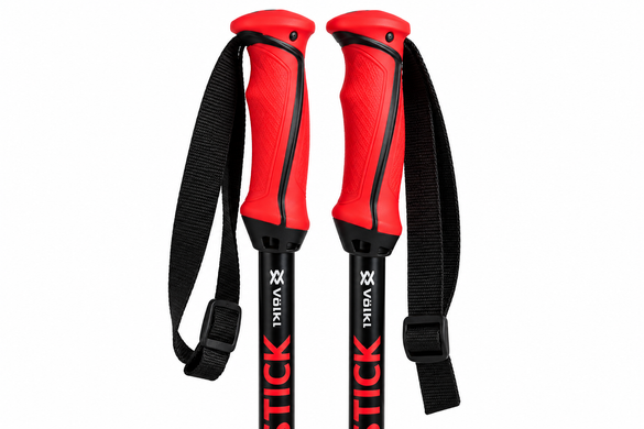Палиці гірськолижні V&ouml;lkl Phantastick, 135 см, Red/Black Volkl-135 фото