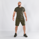 Шорти FitPro Cotton Темна Олива (8741) 8741(XL) фото 2