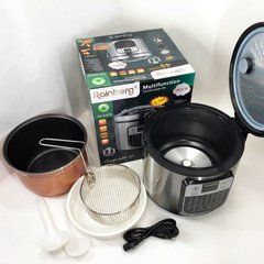 Мультиварка пароварка Rainberg RB-6209 45 програм 6 л 1000W, Сенсорна FM-334 мультиварка рисоварка 291294 фото