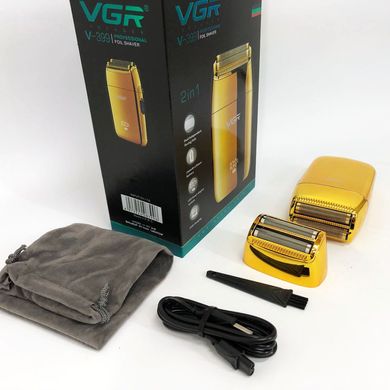 Професійний шейвер VGR V-399, бездротова електробритва, бритва триммер для бороди. ws63458 фото