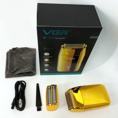 Профессиональный шейвер VGR V-399, беспроводная электробритва, бритва триммер для бороды ws63458 фото