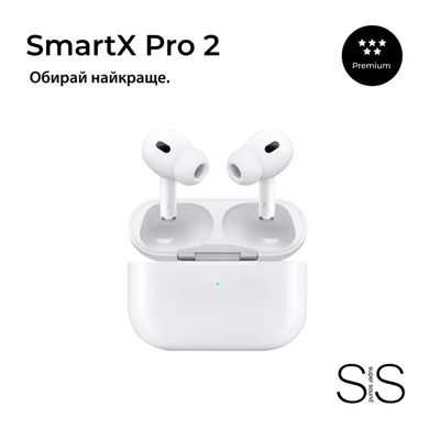 Навушники бездротові TWS SmartX Pro 2 Premium Bluetooth навушники з мікрофоном SAP2P фото