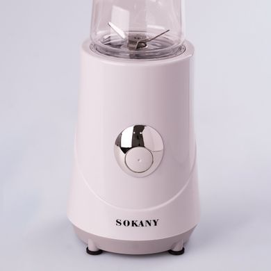 Мини блендер 0.4 литра настольный Sokany мощный 260 Вт маленький для детского питания надежный настольный BL709A фото