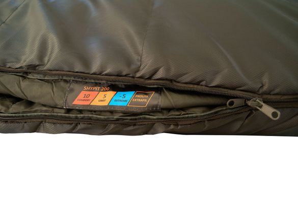 Спальний мішок Tramp Shypit 200 Wide ковдра з капюшоном лівий olive 220/100 UTRS-059L UTRS-059L-L фото