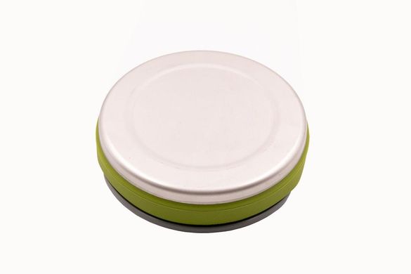 Чайник силиконовый с металлическим дном 1 л оливковый Tramp, TRC-125-oliva TRC-125-oliva фото