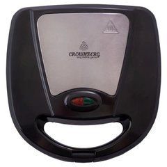 Сендвичница 4в1 Crownberg Cb-1075, Настольный гриль электрический-прижимной, Электрогриль NM-316 для стейков 247044 фото