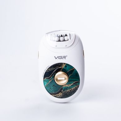 Епілятор жіночий акумуляторний 2 швидкості USB депілятор для тіла і ніг VGR V-706 Зелений HPV706GR фото