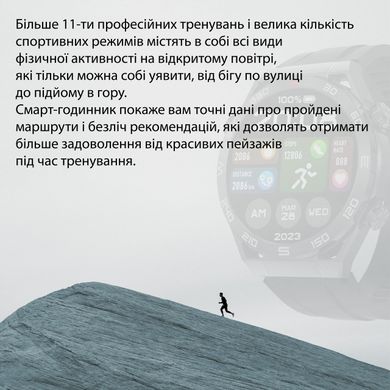 Смарт годинник чоловічі водонепроникні розумні годинники з nfc годинник для вимірювання тиску UR154B фото