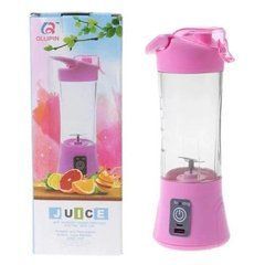 Портативний блендер Ollipin Juice на USB-зарядці. IV-928 Колір: рожевий 315231 фото