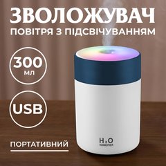 Зволожувач повітря USB Colorful Humidifier 300ml міні зволожувач повітря Білий HPBH17199W фото