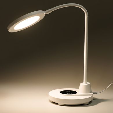 Настільна лампа на гнучкій ніжці від мережі лампа для письмового столу світильник настільний HP072TB23SA фото