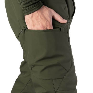 Зимние штаны SoftShell Олива (6614), M 6614M фото
