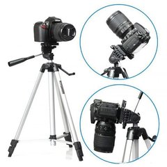 Штатив для камери, телефону, трипод, тринога TriPod 330A 0.50-1.35м, штатив для блогера, для зйомки ws79514-1 фото