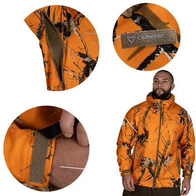 Мисливська куртка Rubicon StormWall FlameWood (7433), XL 7433-XL фото