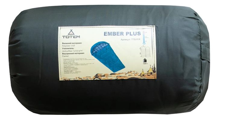 Спальний мішок ковдра Totem Ember Plus правий, UTTS-014-R UTTS-014-R фото