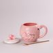 Чашка керамічна Flamingo 500мл з кришкою і ложкою чашки для кави HPCY8276FLAM фото 2