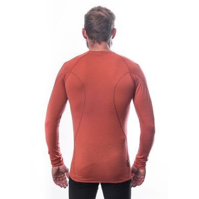 Термофутболка чоловіча Sensor Merino Active LS terracotta 23200037, SM11MA-terracotta-XXL SM11MA-terracotta-XXL фото