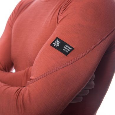 Термофутболка чоловіча Sensor Merino Active LS terracotta 23200037, SM11MA-terracotta-XXL SM11MA-terracotta-XXL фото