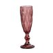 Келих гранований з товстого скла фужери набір келихів для шампанського 6 штук Рожевий HP036P фото 3