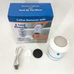 Набір для педикюру Pedi Vac Callus Remover With, універсальна пемза для ніг, шліфування MN-373 для п'ят 4355 фото