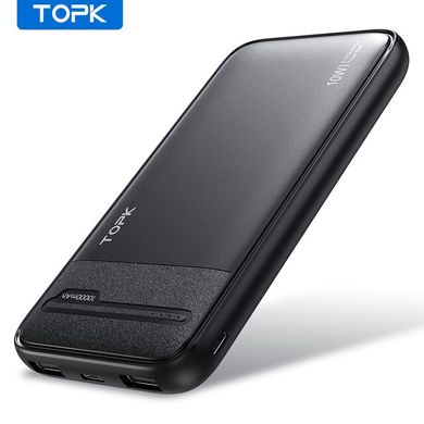 TOPK I1016 Power Bank 10000mAh Portable Charger PowerBank ws41148 фото